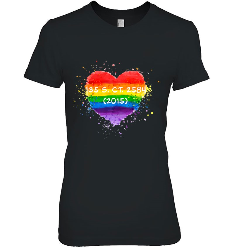 Pride Watercolor Heart Tshirt - Obergefell V. Hodges Mugs