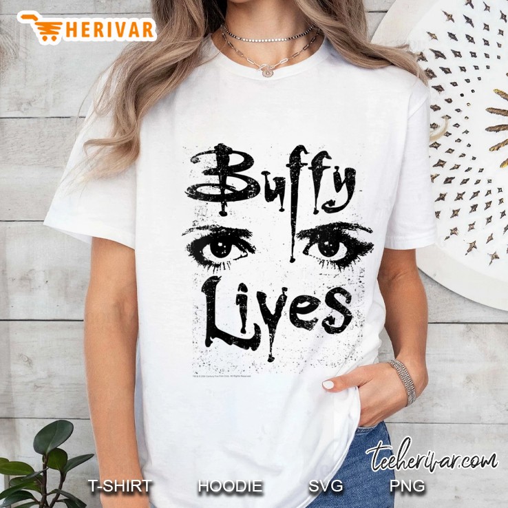 Buffy The Vampire Slayer Buffy Lives Ladies Tee