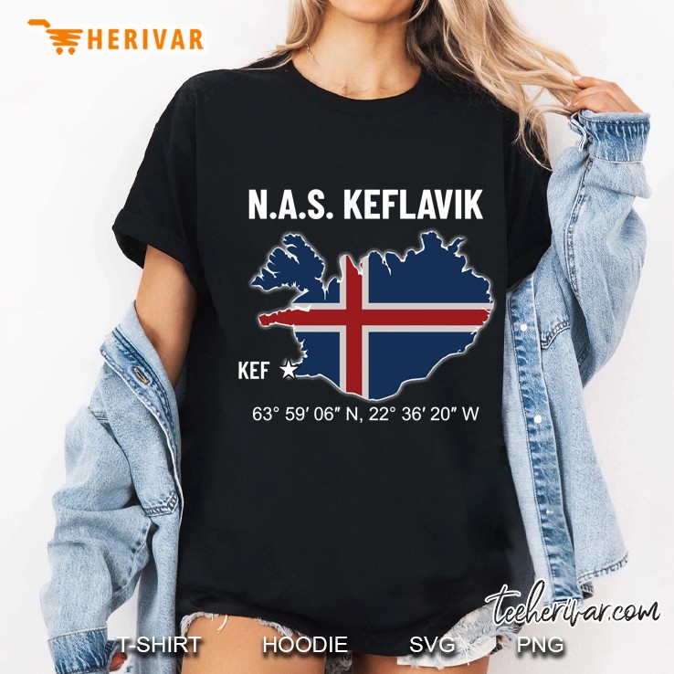 Nas Keflavik Iceland Pullover Ladies Tee