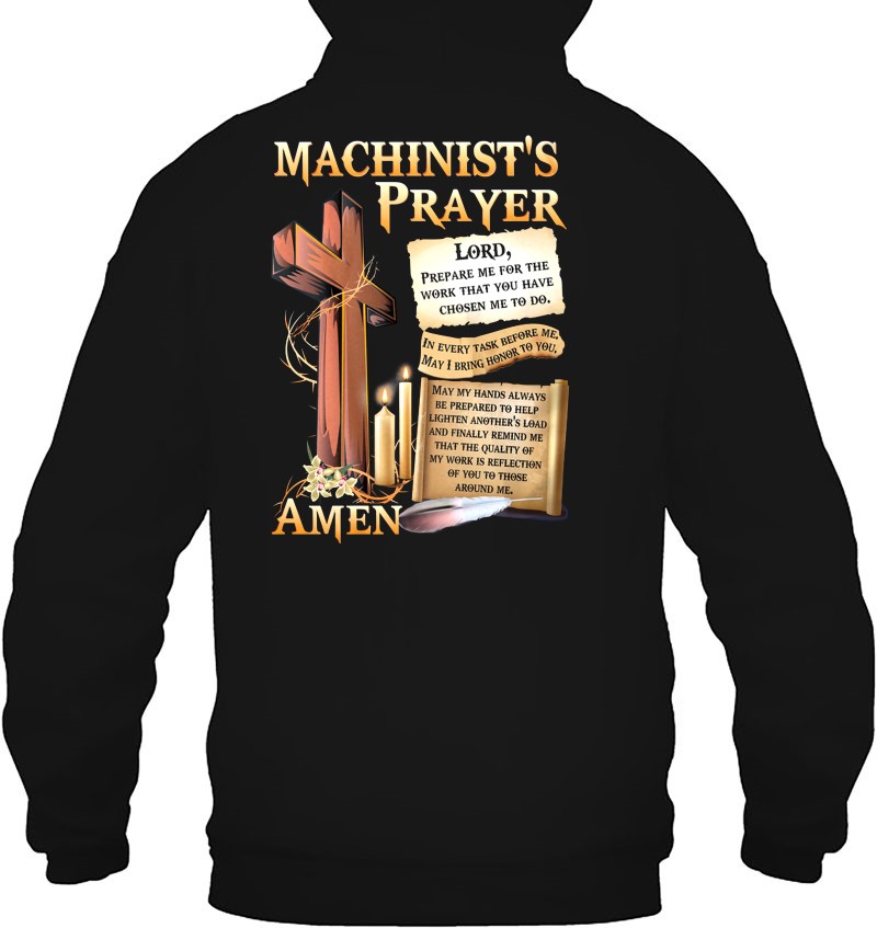 Machinist's Prayer Lord Prepare Me For The Work That You Have Chosen Me To Do Amen Mugs