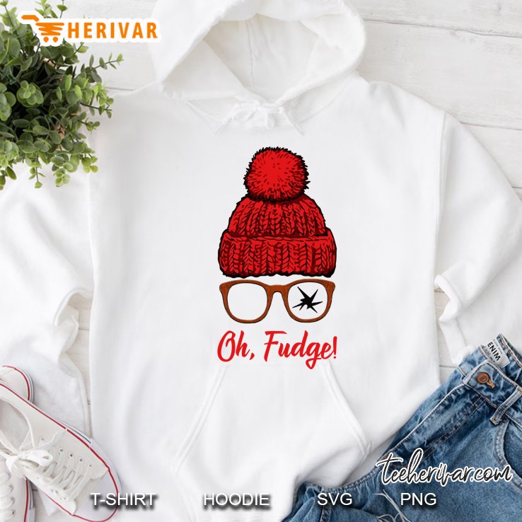 Oh Fudge Funny Christmas Candies Geek Nerd Women Ls Shirt Hoodie