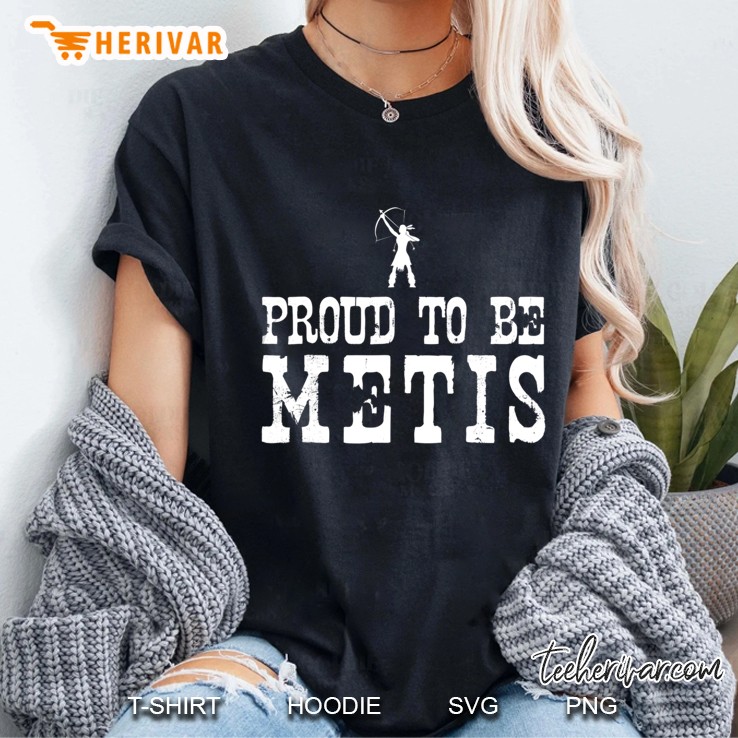 Proud To Be Metis - Native American Pride Ladies Tee