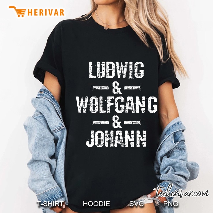 Ludwig Beethoven Johann Bach Ladies Tee