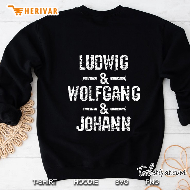 Ludwig Beethoven Johann Bach Sweatshirt