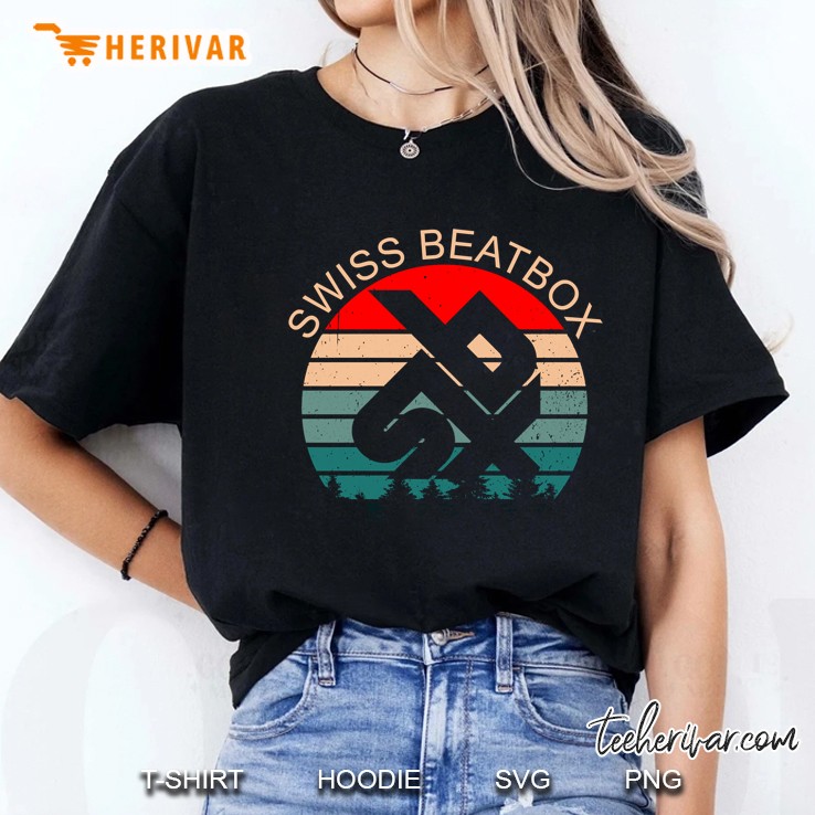 Beatbox Swissbeatbox Retro Vintage Sunset Beatboxer Ladies Tee