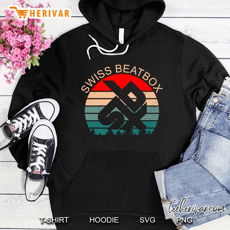 Beatbox Swissbeatbox Retro Vintage Sunset Beatboxer Hoodie