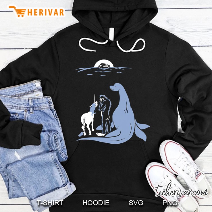 Noah Forgot Bigfoot, Unicorn, & Loch Ness Monster Hoodie