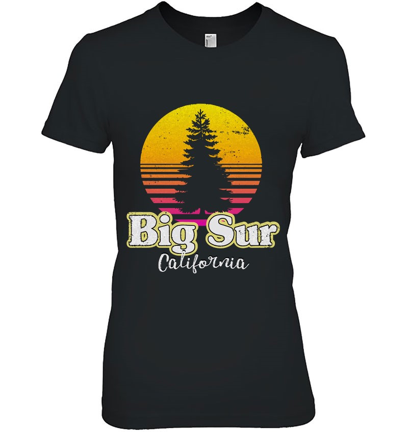 Retro Style California Big Sur T-Shirts, Hoodies, SVG & PNG | TeeHerivar