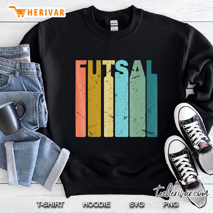 Funny Futsal Shirt Blurred Novelty Vintage Sweatshirt