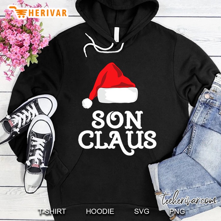 Son Claus Christmas Family Group Matching Pajama Hoodie