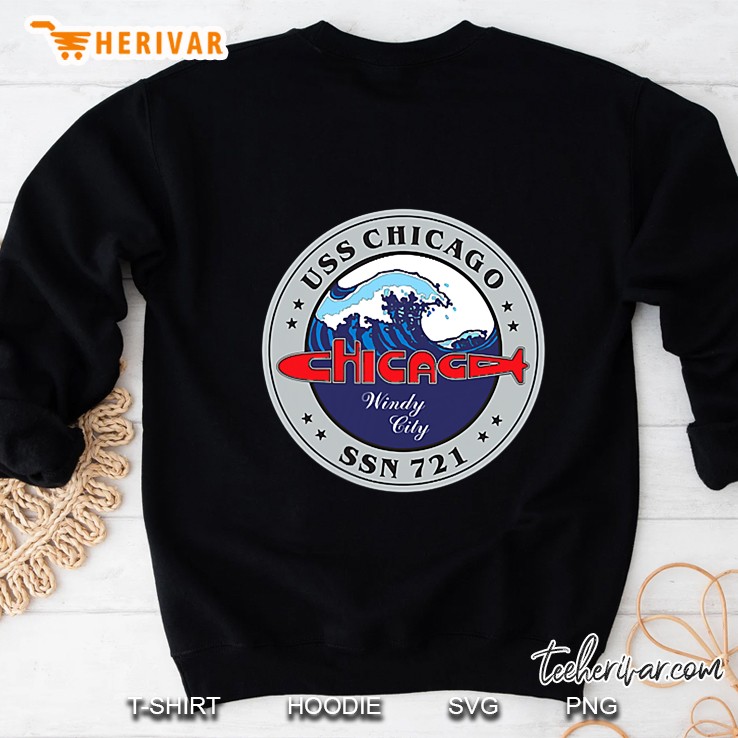 Uss Chicago Ssn-721 Ver2 Sweatshirt