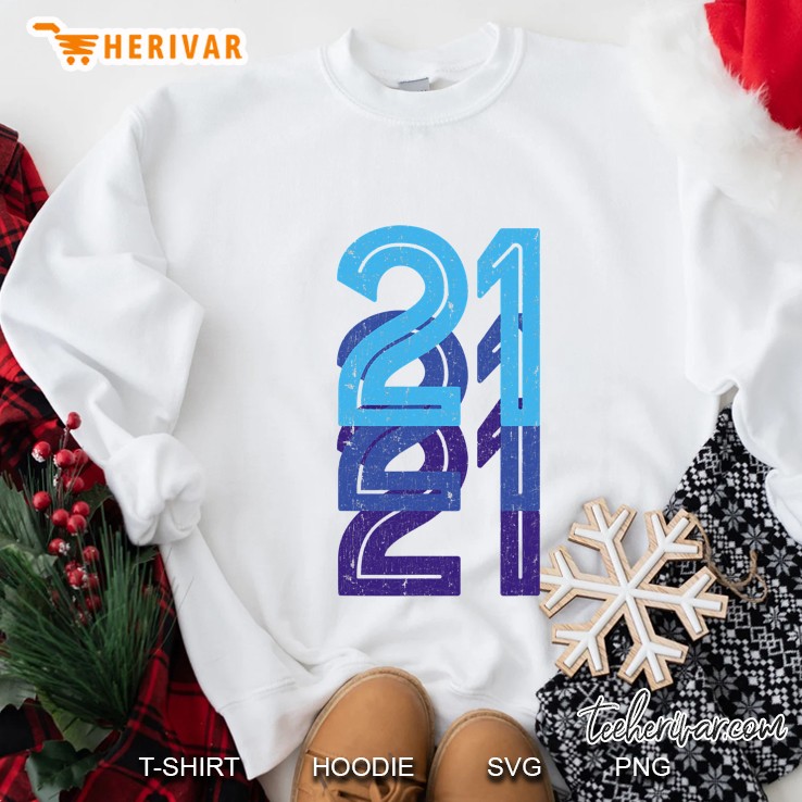 21 Lucky Number 21St Year Birthday Age Sports Team Sweatshirt