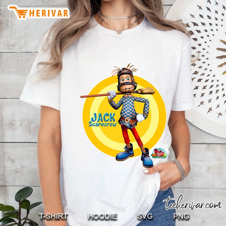 Spookley The Square Pumpkin Jack Scarecrow Character Ladies Tee