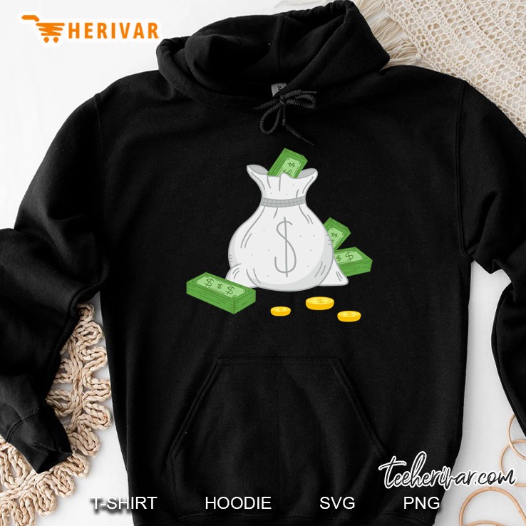 Bag Of Cash Money Dollar Sign Hoodie