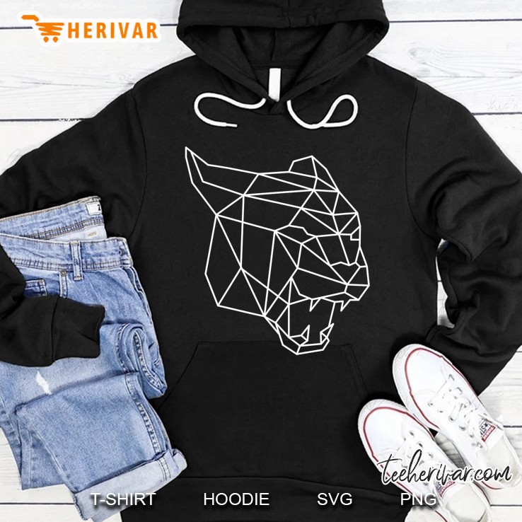 Cool Geometric Cougar Fans For Cougar Lovers Hoodie