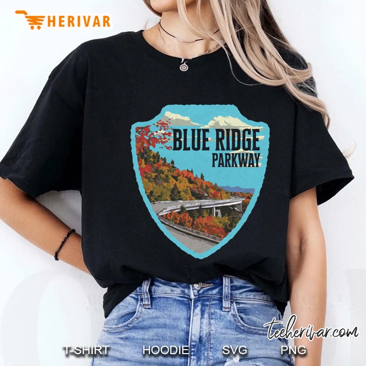 Vintage Blue Ridge Parkway Badge Ladies Tee