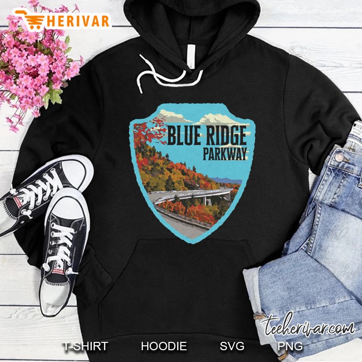Vintage Blue Ridge Parkway Badge Hoodie