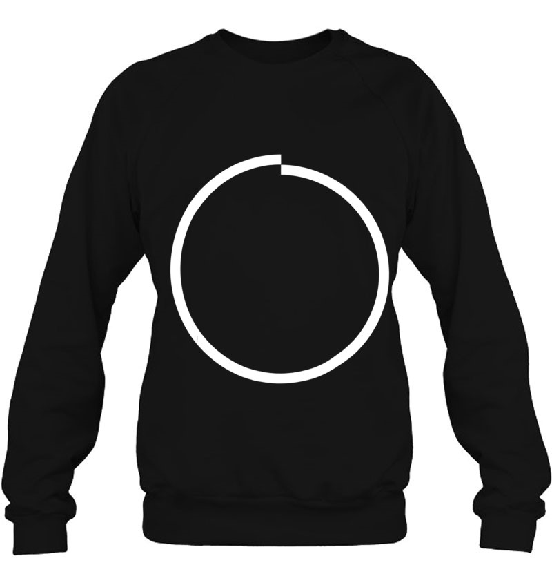 Incomplete Circle Cringe Meme Shirt Annoying Eyesore Ocd Sweatshirt
