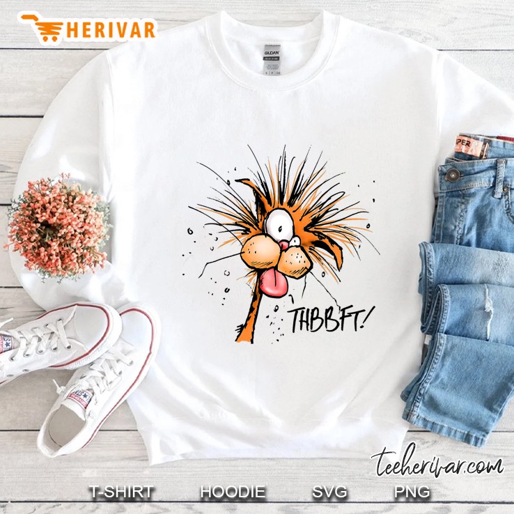 Bloom County Bill The Cat Thbbft! Funny Cartoon Tee Gift Sweatshirt