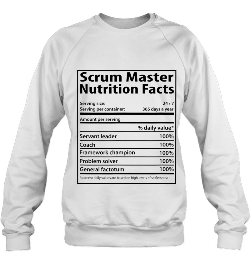 Master Nutrition Facts - Gift For Agile Coaches