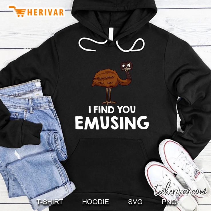 Emus Costume Gift Australia Ostrich Bird Hoodie