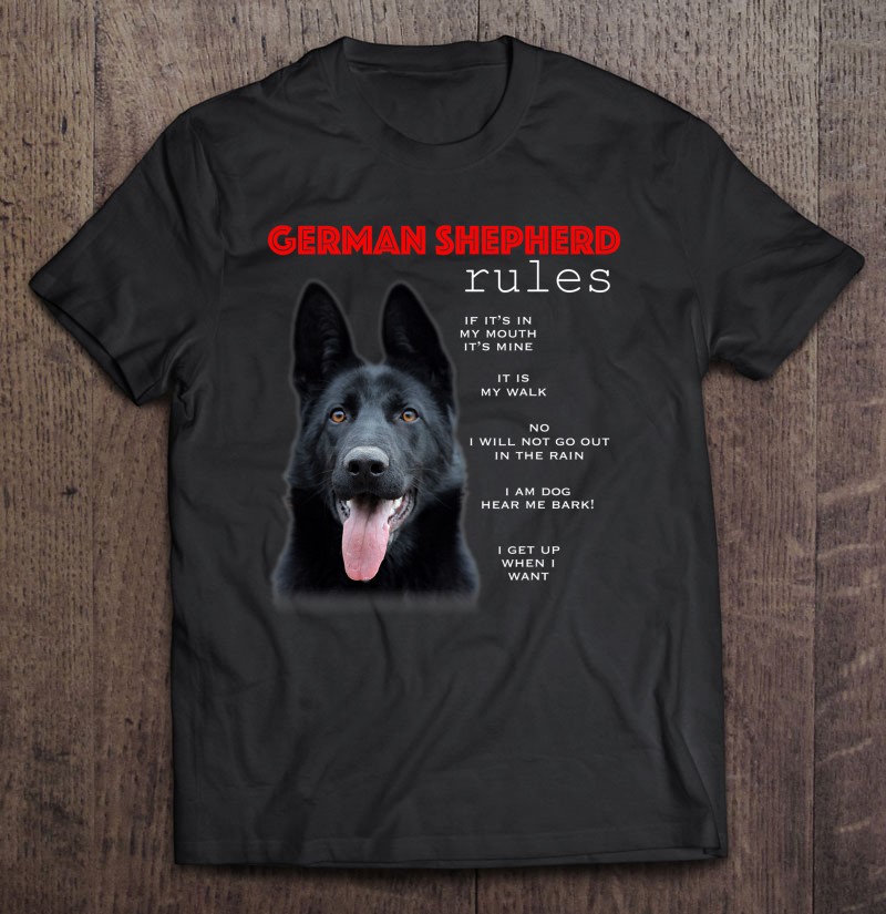 Funny Rules For The Owner Of A Black German Shepherd