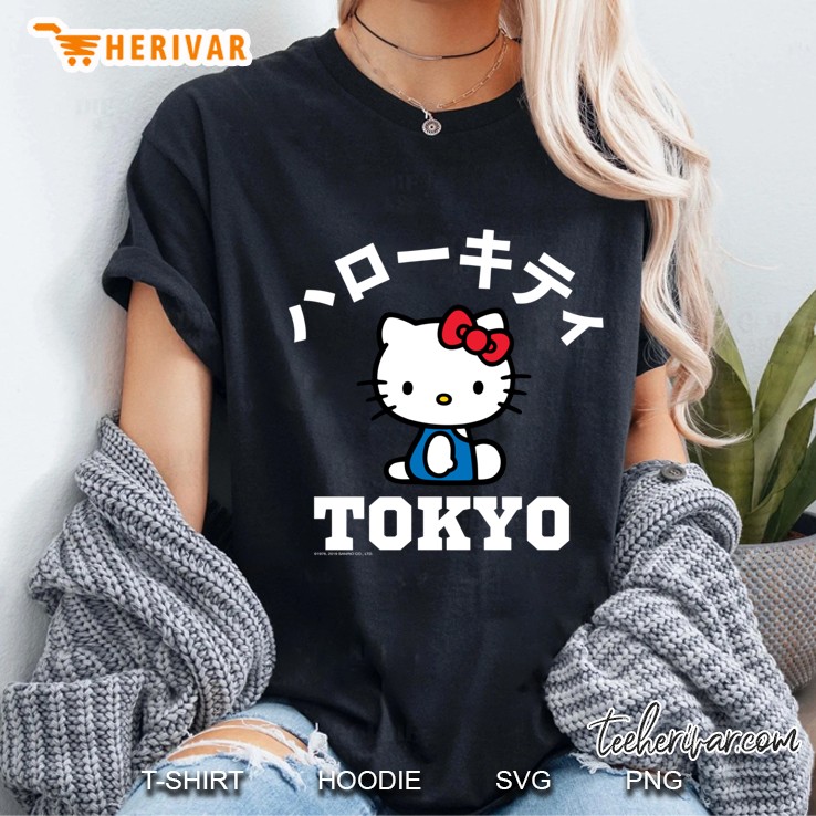 Hello Kitty Tokyo Logo Ladies Tee