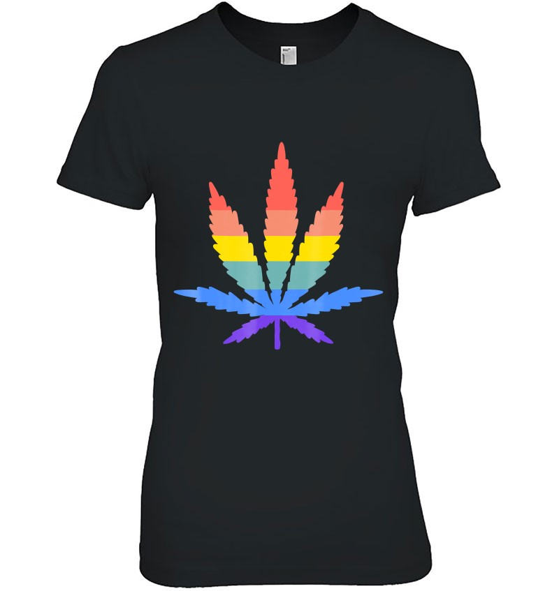 Weed Leaf Gay Lesbian Pride Cannabis Marijuana Lgbtq Mugs