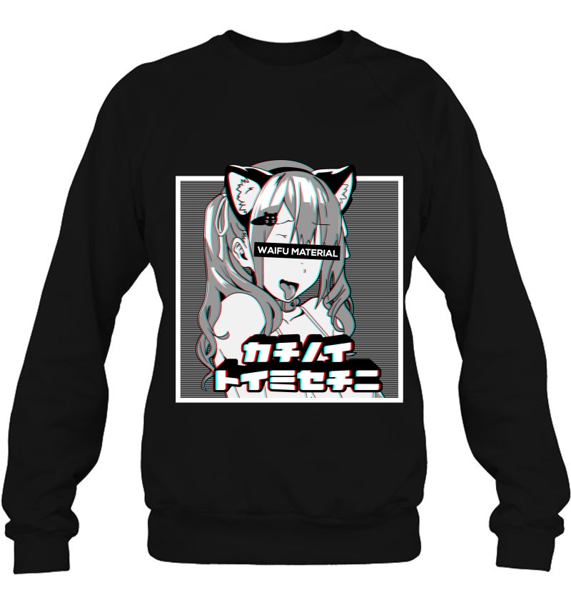 Ahegao Lewd Anime Face And Neko Girl Cosplay Gift T Shirts, Hoodies ...