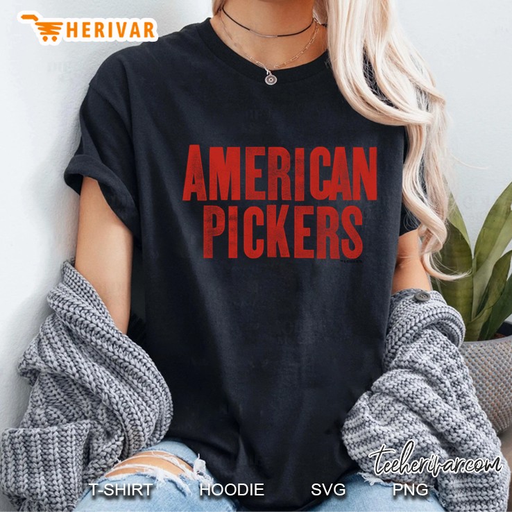 American Pickers - Logo Hooded Ladies Tee