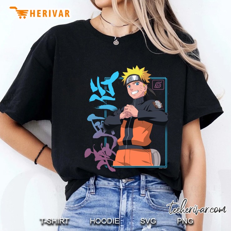 Naruto Shippuden Naruto Kanji Frame Ladies Tee