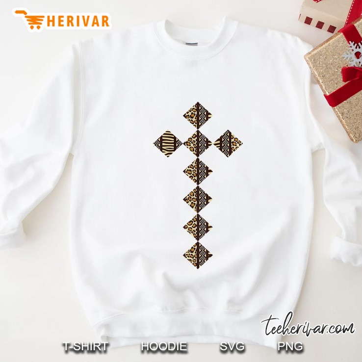 Ethiopian Cross Pattern Art Traditional Ethiopian Cross Premium Sweatshirt