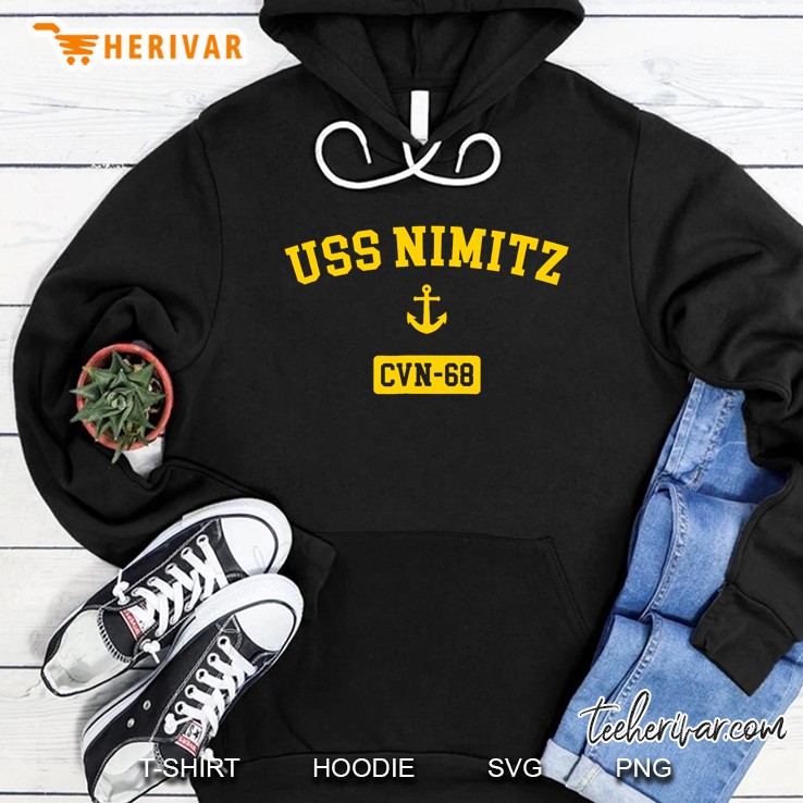 Uss Nimitz Cvn-68 Ver2 Hoodie