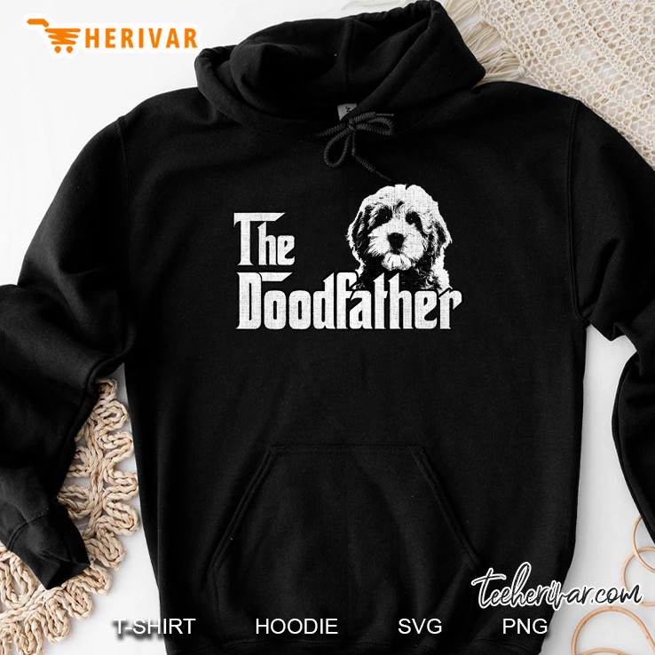 Mens Goldendoodle Dad - The Doodfather Gift Hoodie