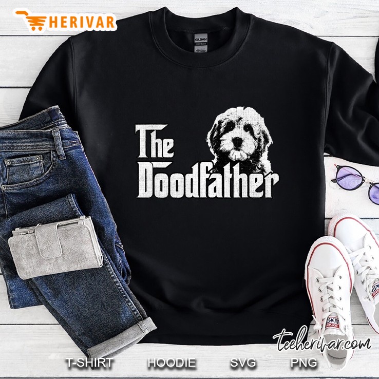 Mens Goldendoodle Dad - The Doodfather Gift Sweatshirt