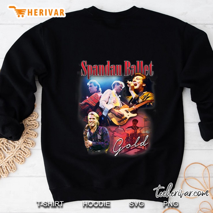 Spandau Ballet Official Gold Homage Vintage Sweatshirt