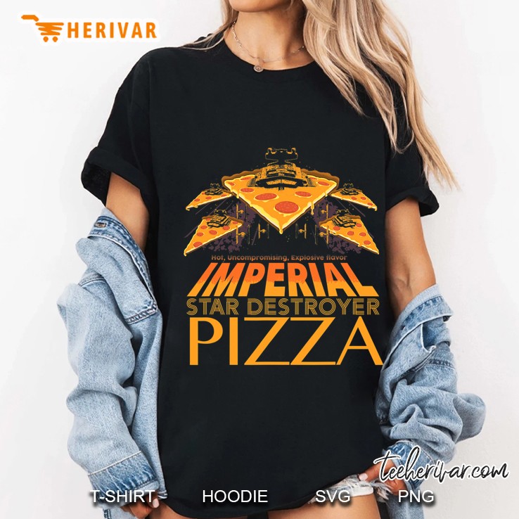 Star Wars Imperial Star Destroyer Pizza Ladies Tee
