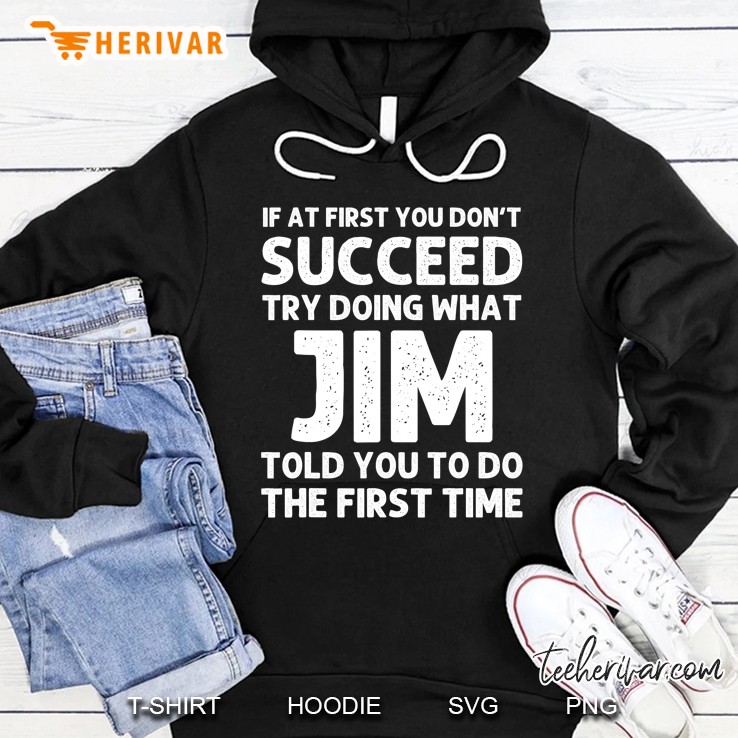 Jim Gift Name Personalized Birthday Funny Christmas Joke Hoodie