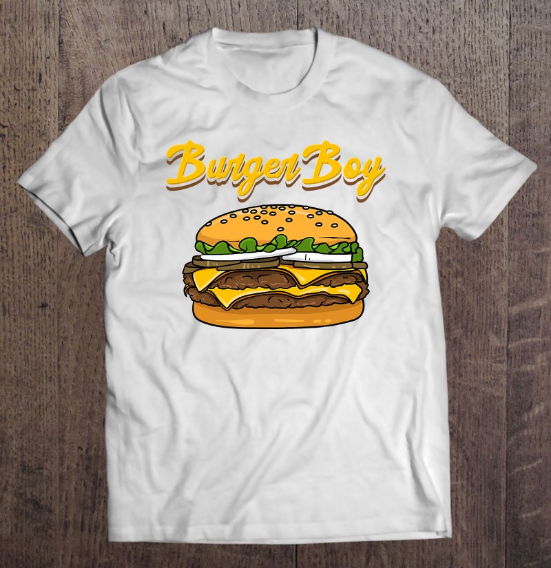Hamburger Cheeseburger Funny Burger Boy Fast Food