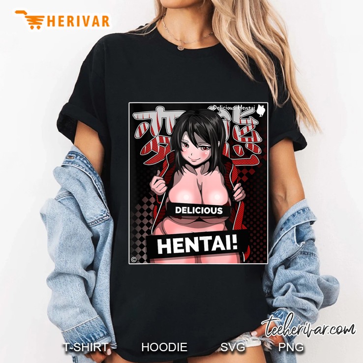 Hentai Lewd Sexy Anime And Manga Face Clothing For Geeks Ladies Tee