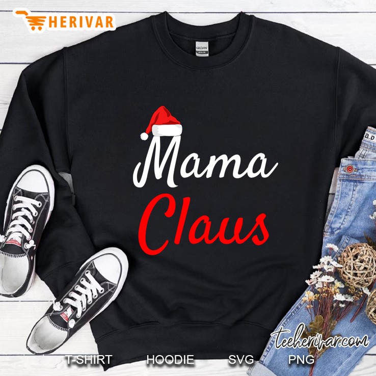 Mama Claus - Daddy Claus Mama Claus Sweaters Pjs Sweatshirt