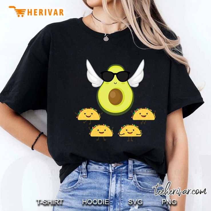 Avocado Taco Dress Tshirt Cool Holy Guacamole Pun Tee Ladies Tee