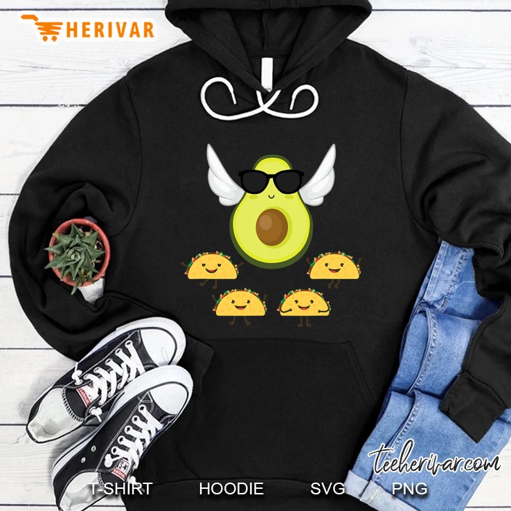 Avocado Taco Dress Tshirt Cool Holy Guacamole Pun Tee Hoodie