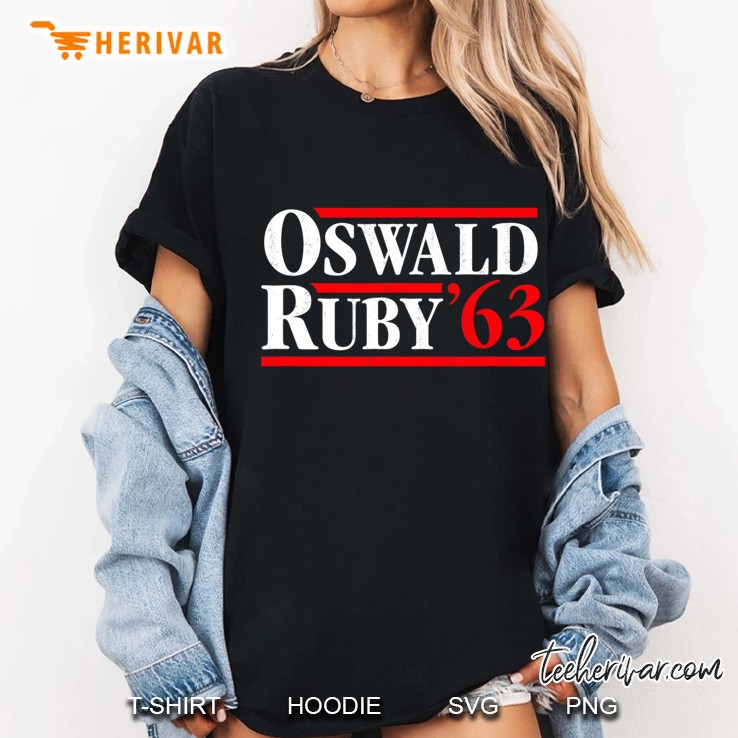 Jfk Assassination Conspiracy Shirt - Oswald Ruby 1963 Ver2 Ladies Tee