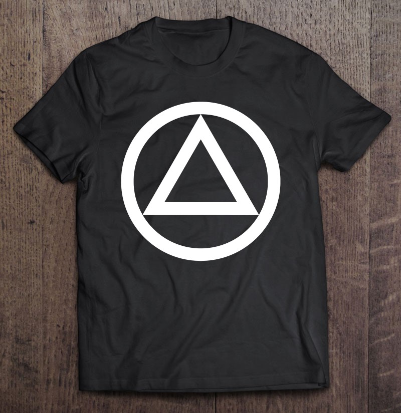 Aa Logo Circle Triangle Classic Alcoholics Anonymous Symbol Shirt