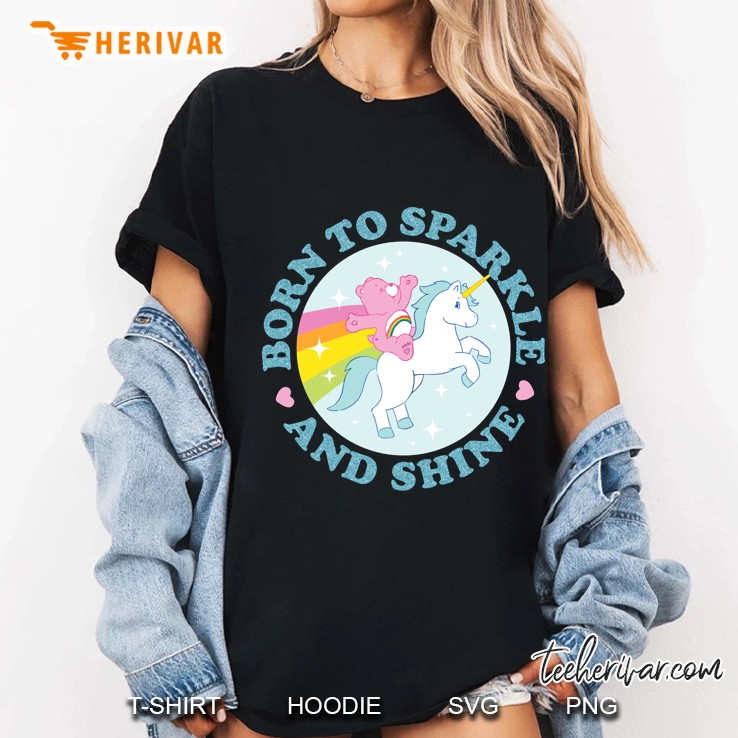 Care Bears Born To Sparkle And Shine Ladies Tee