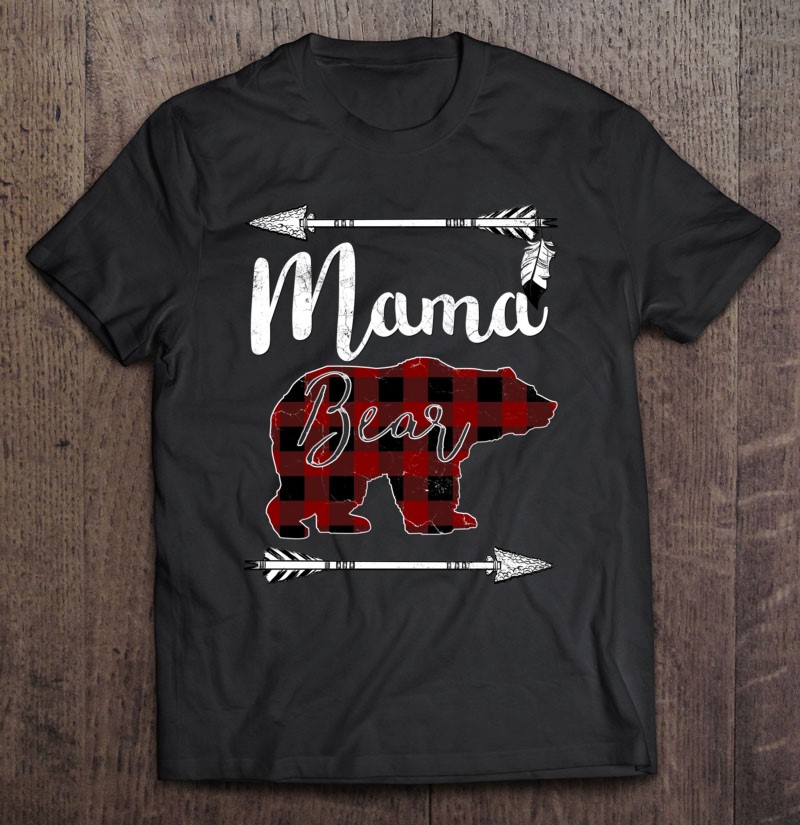Mama Bear Sweatshirt Mom Life Sweatshirt Mama Bear Shirt Mama Bear Buffalo Plaid Zip Sweatshirt Red Buffalo Plaid Mama Bear Shirt