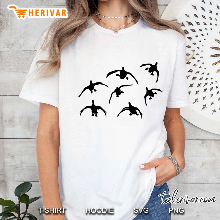 Duck Hunting - Seven Drakes By Committed Waterfowl Ladies Tee