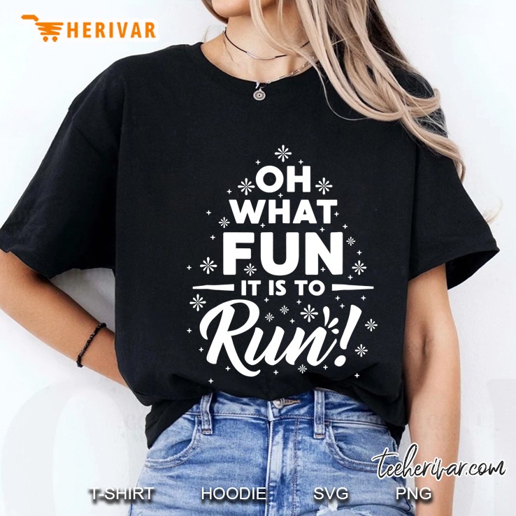 Oh What Fun It Is To Run! Ladies Tee