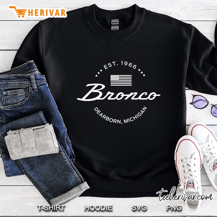 Ford Bronco Est 1966 Circle Premium Sweatshirt